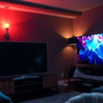 A visual comparison of HDR and Mini-LED technology for TV picture quality enhancement.