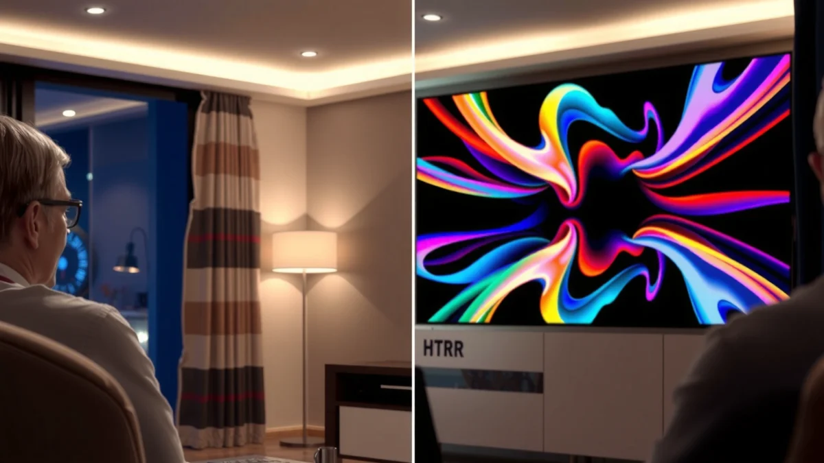 Comparison of HDR and QLED technologies highlighting key differences and features.