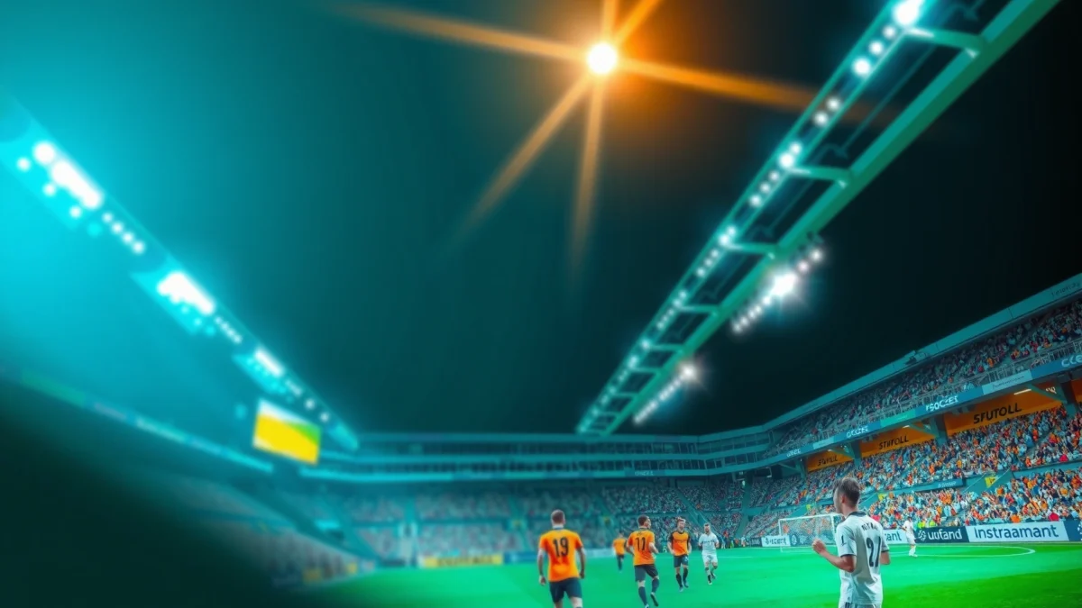 Comparison of HDR and SDR sports visuals during a big game, showcasing differences in image quality.