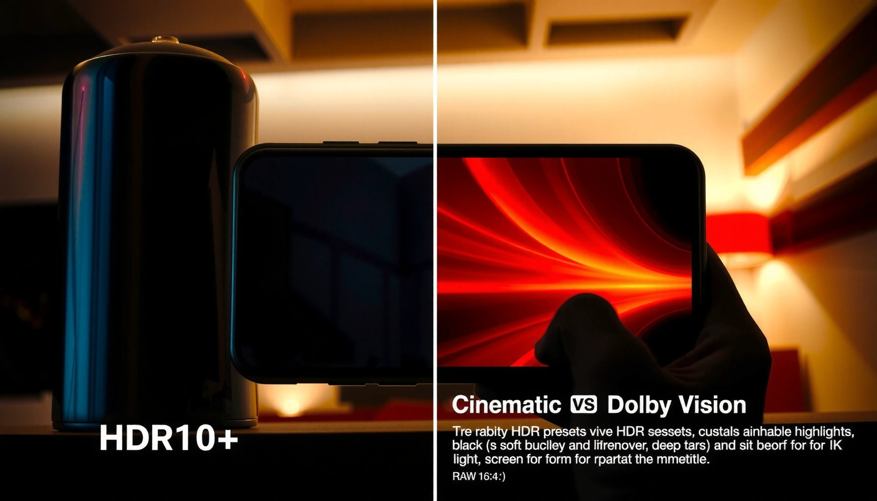 Comparison of HDR10+ and Dolby Vision streaming formats for better image quality.
