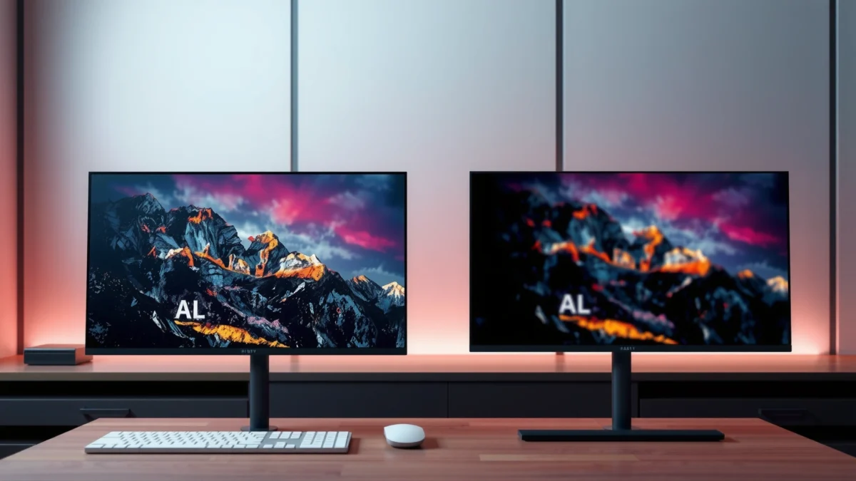 Side-by-side comparison of HDR10 and HDR600 technologies highlighting key differences.