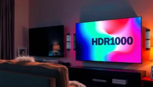 Comparison of HDR1000 and Dolby Vision showcasing their key differences and features.