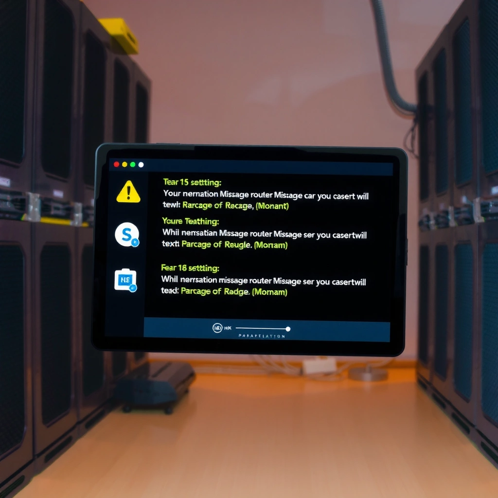 An illustration showing how to identify router error codes and messages for troubleshooting.