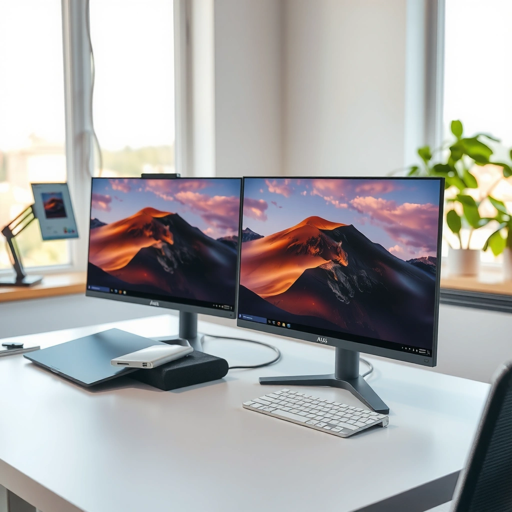 Comparison of Innocn and ASUS monitors focusing on design and value differences.