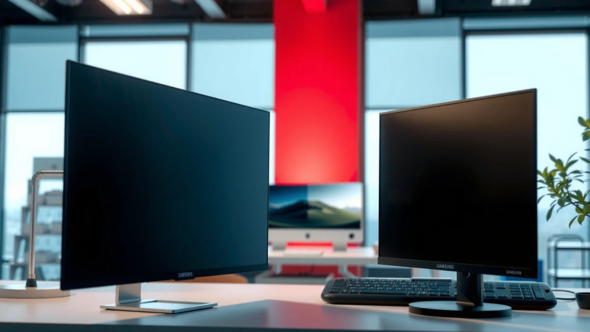 Comparison of Innocn and Samsung monitors for buyers considering their options.