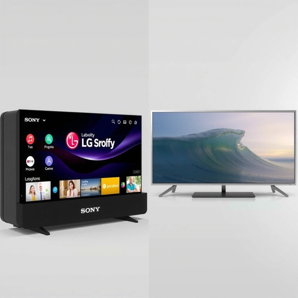 Comparison of Sony TV and LG webOS interface speed and responsiveness.