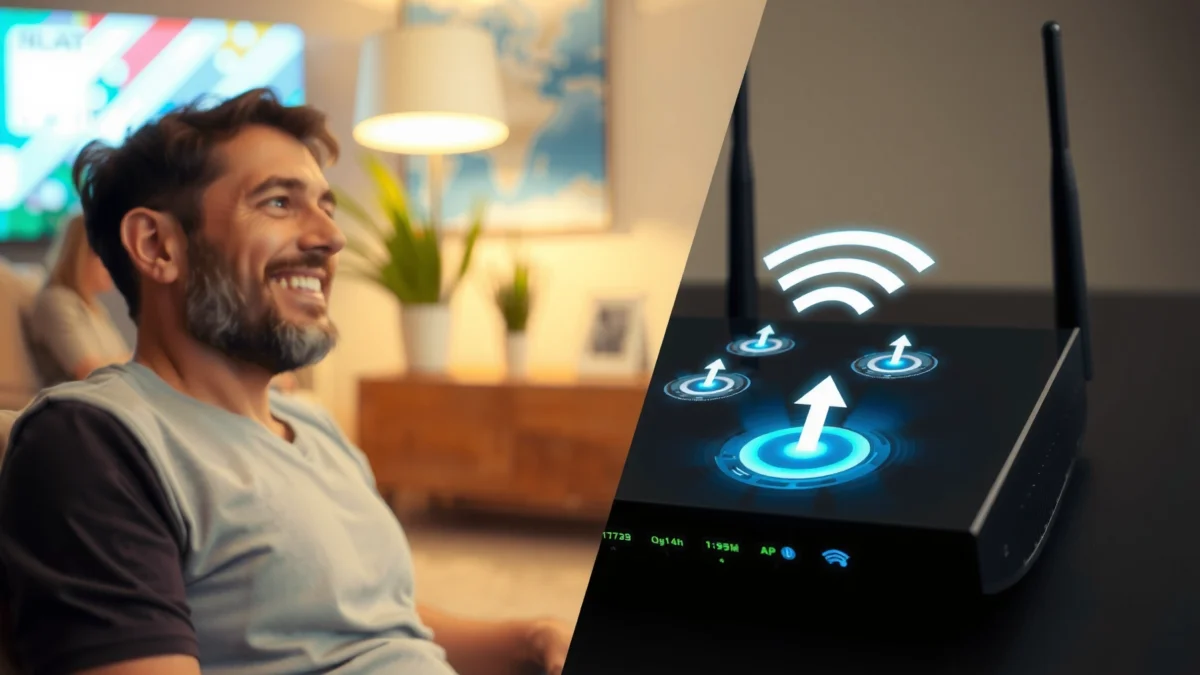 Comparison of internet speed and Wi-Fi speed affecting download performance