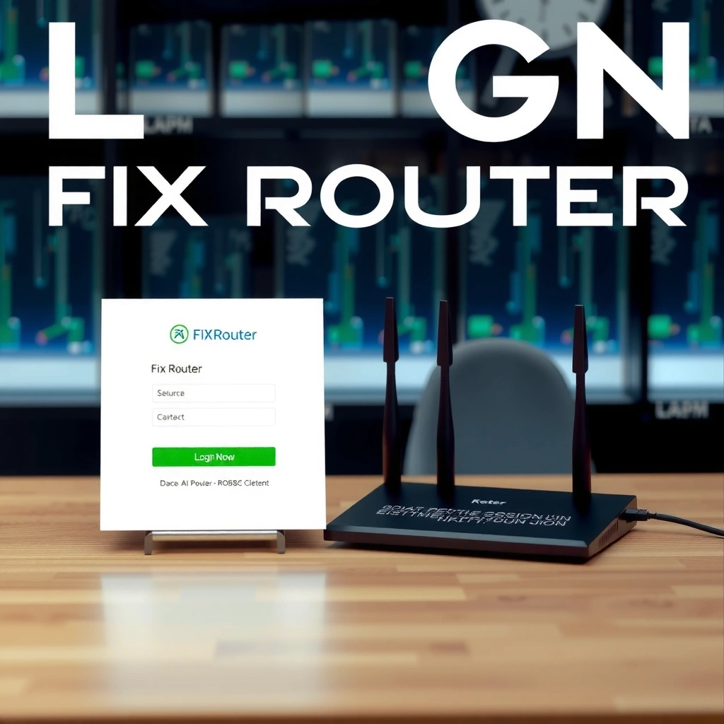 An overview image illustrating common router login problems and troubleshooting steps.