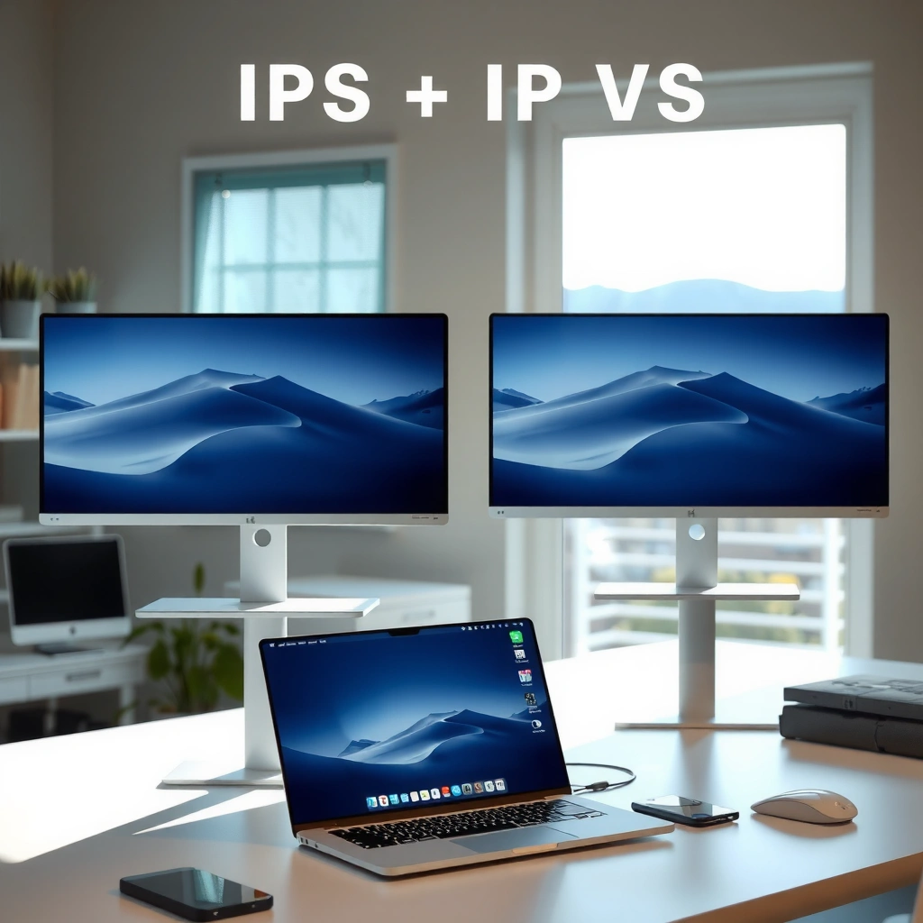 Comparison of IPS Black and VA monitor panel differences, highlighting key features and performance.