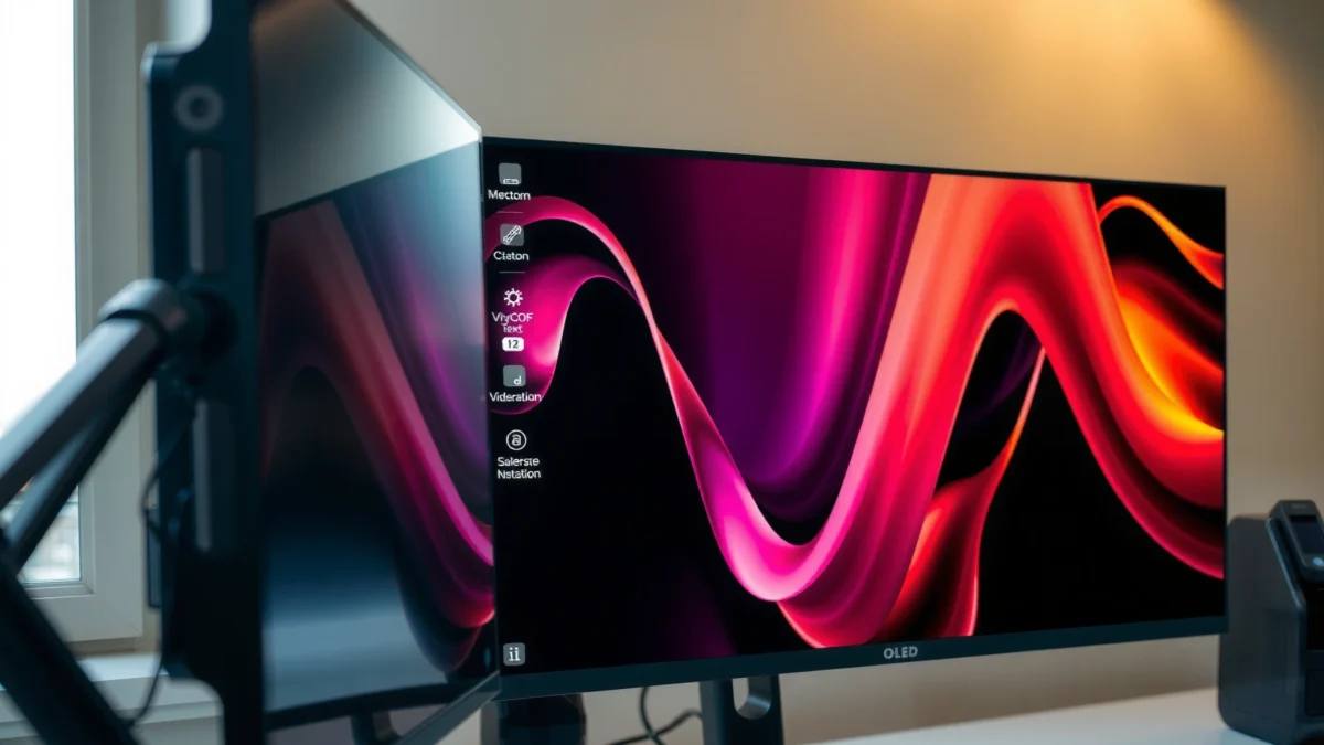 Comparison of IPS and OLED displays for photo editing, highlighting key differences and advantages.