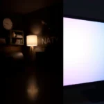 Comparison of IPS and VA panel viewing angles showcasing off-angle color performance.