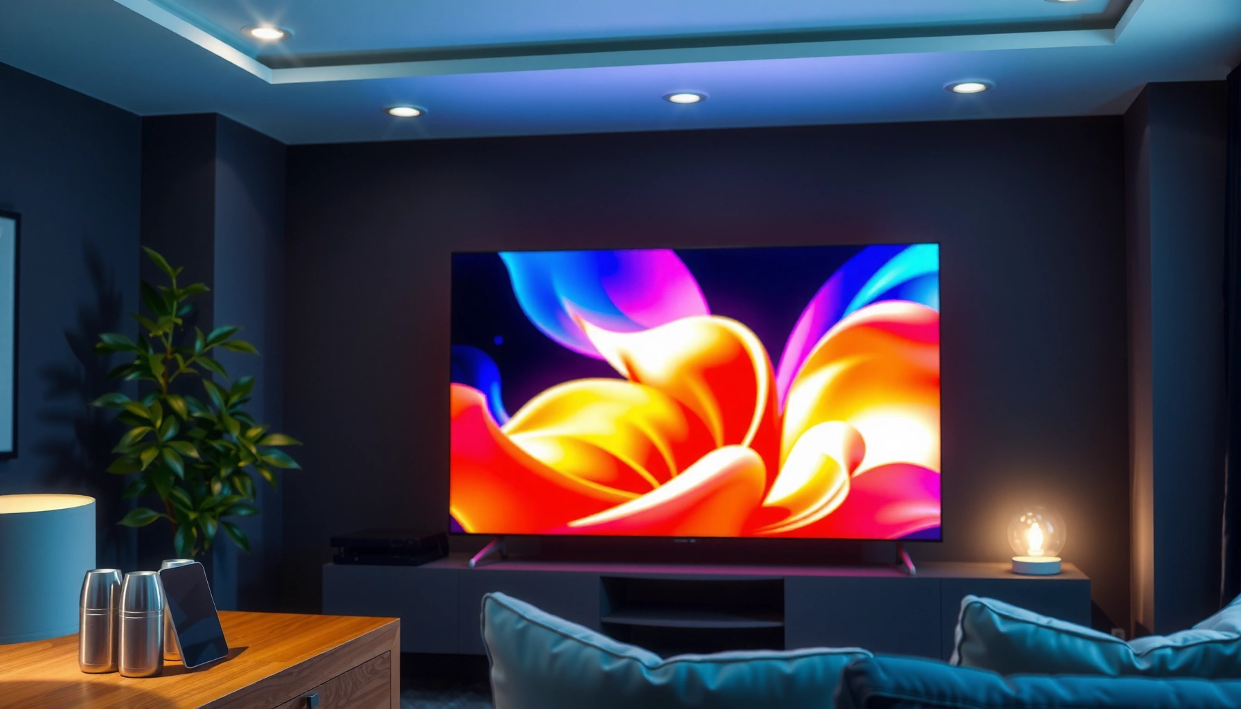 Visual comparison of LCD and QLED TVs highlighting key differences.
