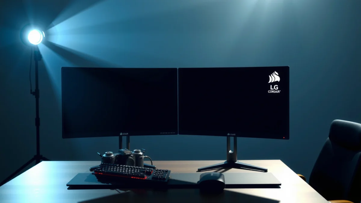 Comparison of LG 45GR95QE and Corsair Xeneon Flex 45WQHD240 gaming monitors