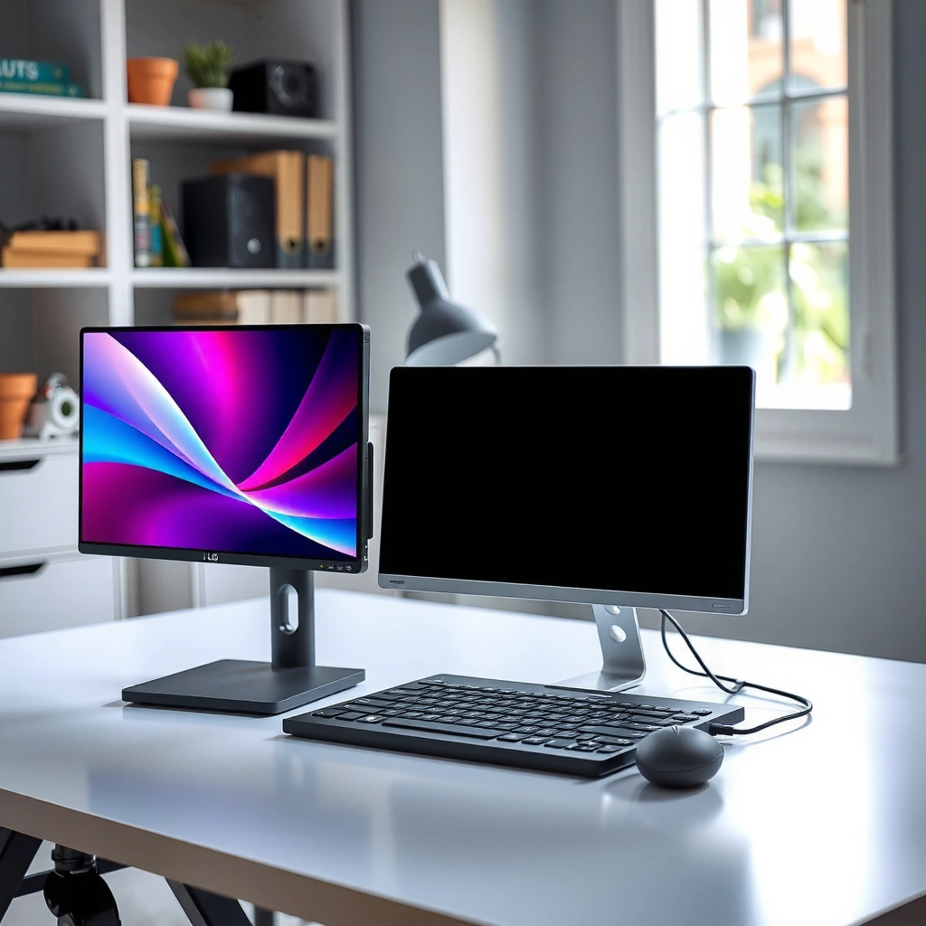Comparison of LG and BenQ monitors showcasing their target audiences and strengths.