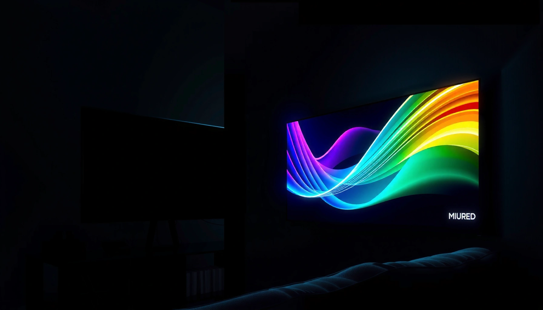 Side-by-side comparison of MicroLED and OLED TVs highlighting key differences.