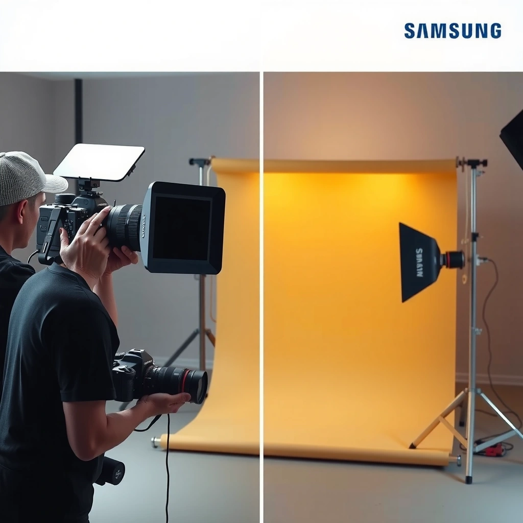 Comparison of picture quality and contrast in Samsung and LG Mini-LED displays.