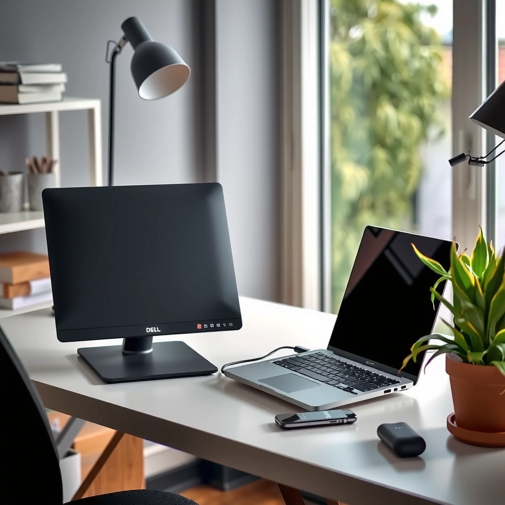 Comparison of design and build quality of Dell U2724D and LG 27GP850 monitors.