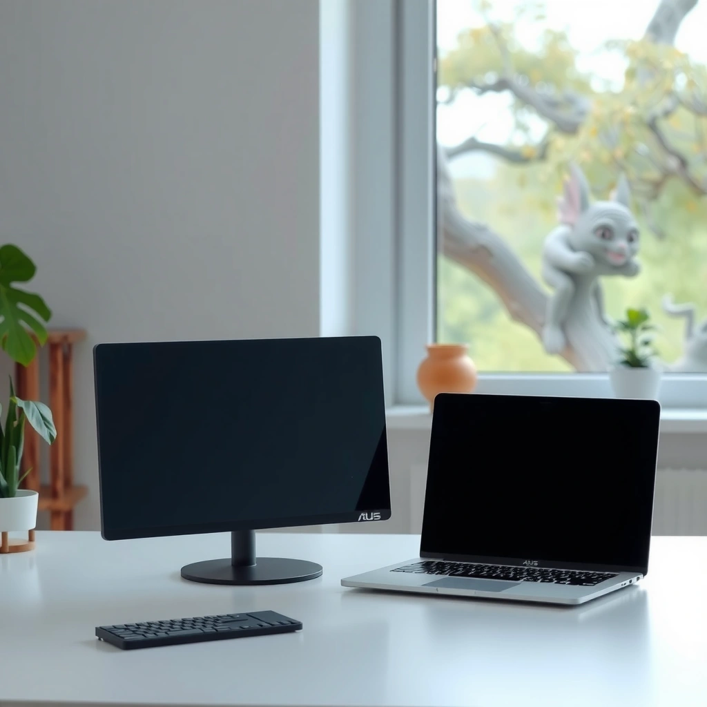 Comparison of picture quality and color accuracy between ASUS and BenQ monitors.