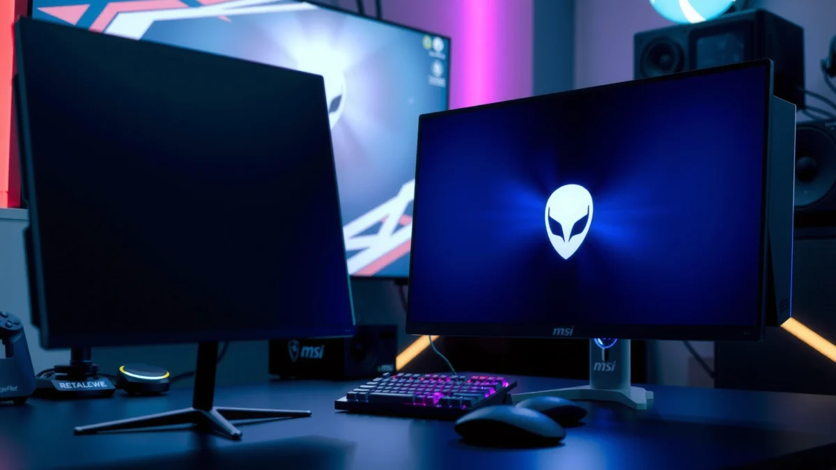 Comparison of MSI MPG 271QRX and Alienware AW2725DF 360Hz QD-OLED monitors