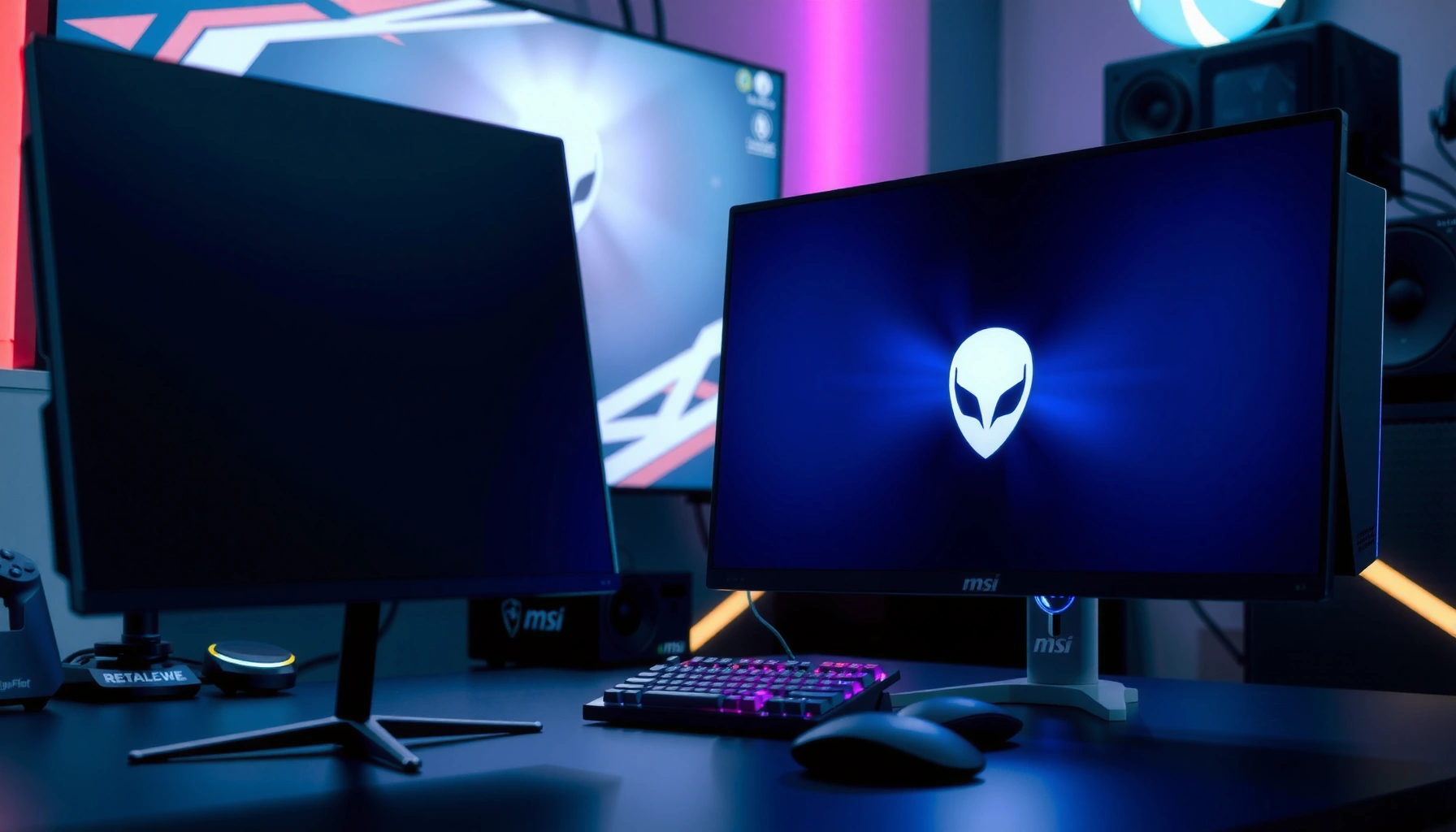 Comparison of MSI MPG 271QRX and Alienware AW2725DF 360Hz QD-OLED monitors