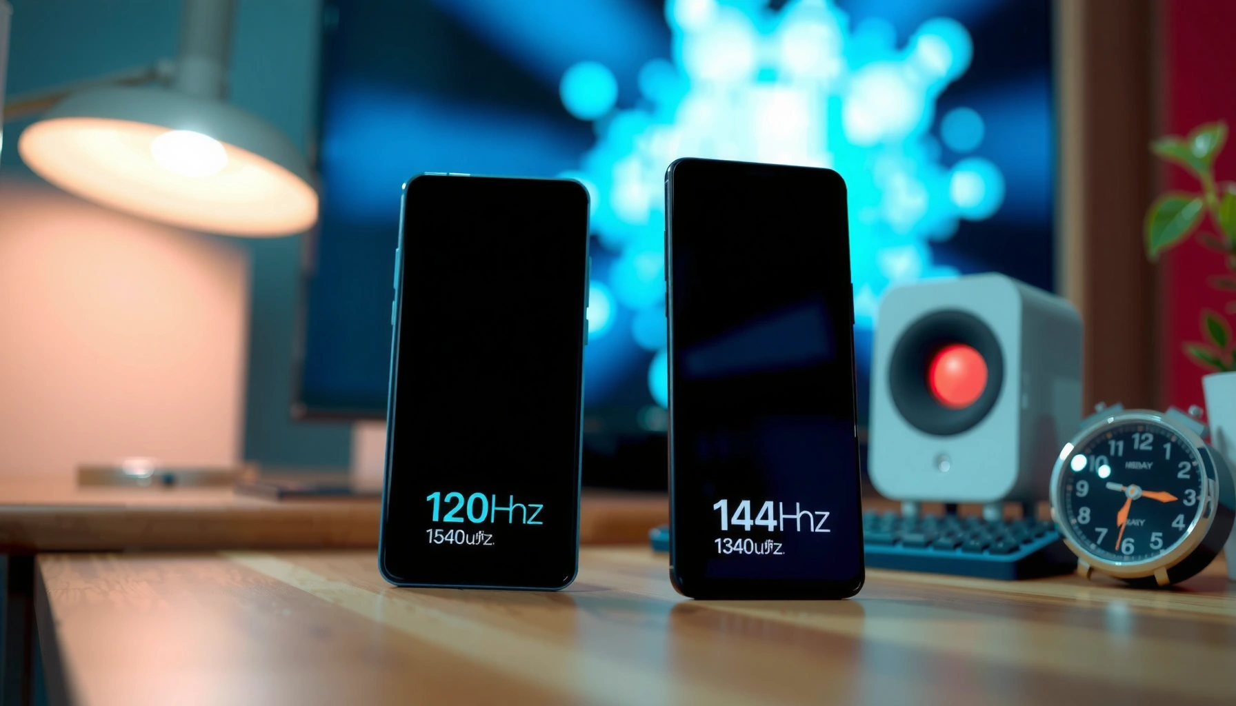 Comparison of Native 120Hz and 144Hz refresh rates for gaming and display performance.