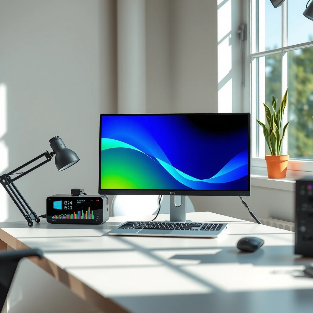 Comparison of contrast and black levels between OLED and Nano IPS monitors.