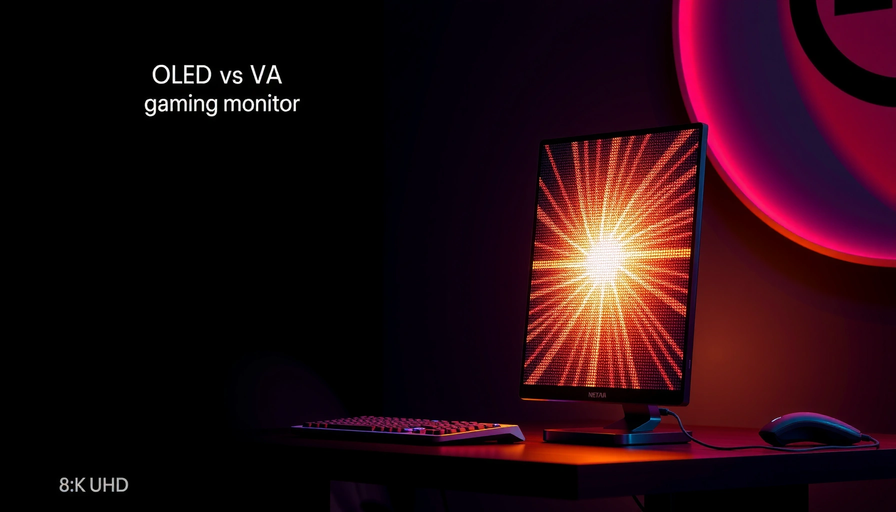 Comparison of OLED and VA displays for gaming performance and visuals.