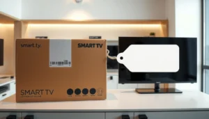 Comparison of open-box smart TV and new smart TV models for buyers