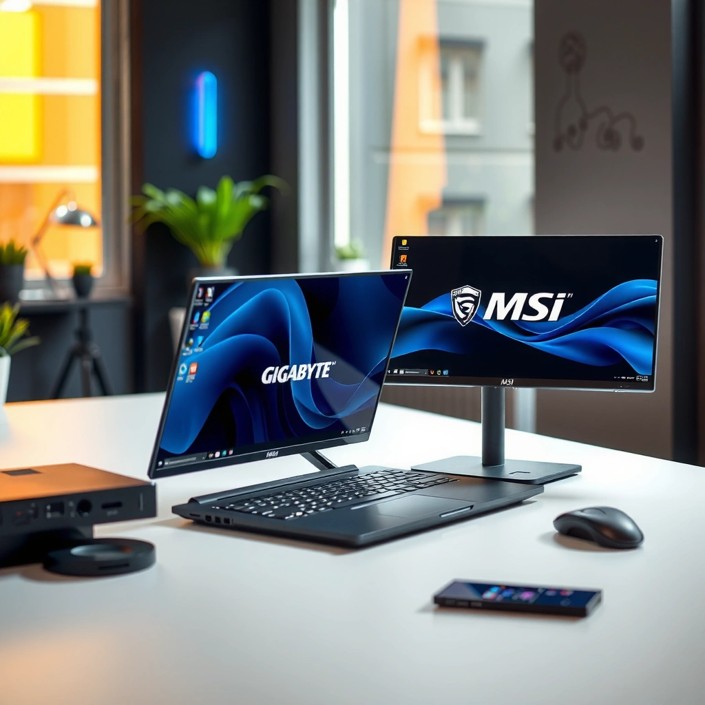 Comparison of picture quality and panel options for Gigabyte and MSI monitors