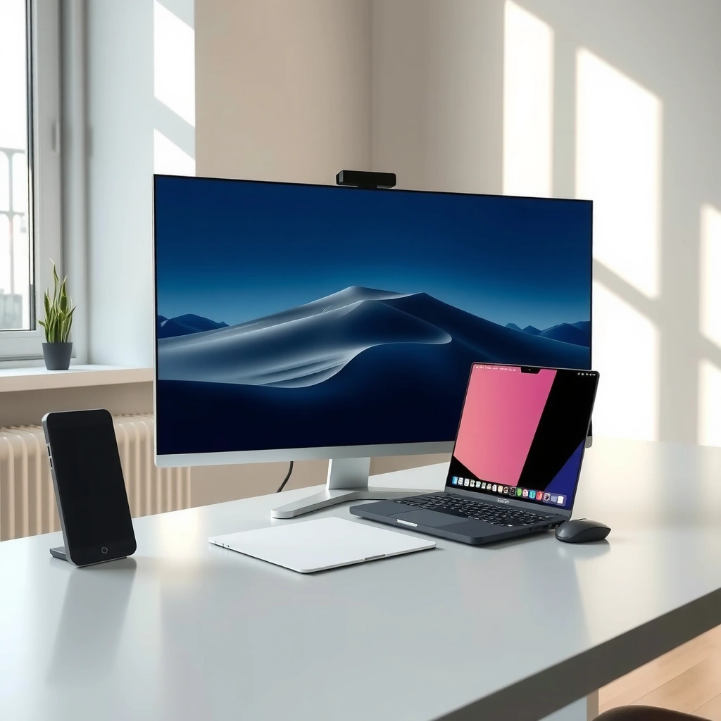 Comparison of picture quality between 4K TV and 1440p monitor, highlighting detail differences.