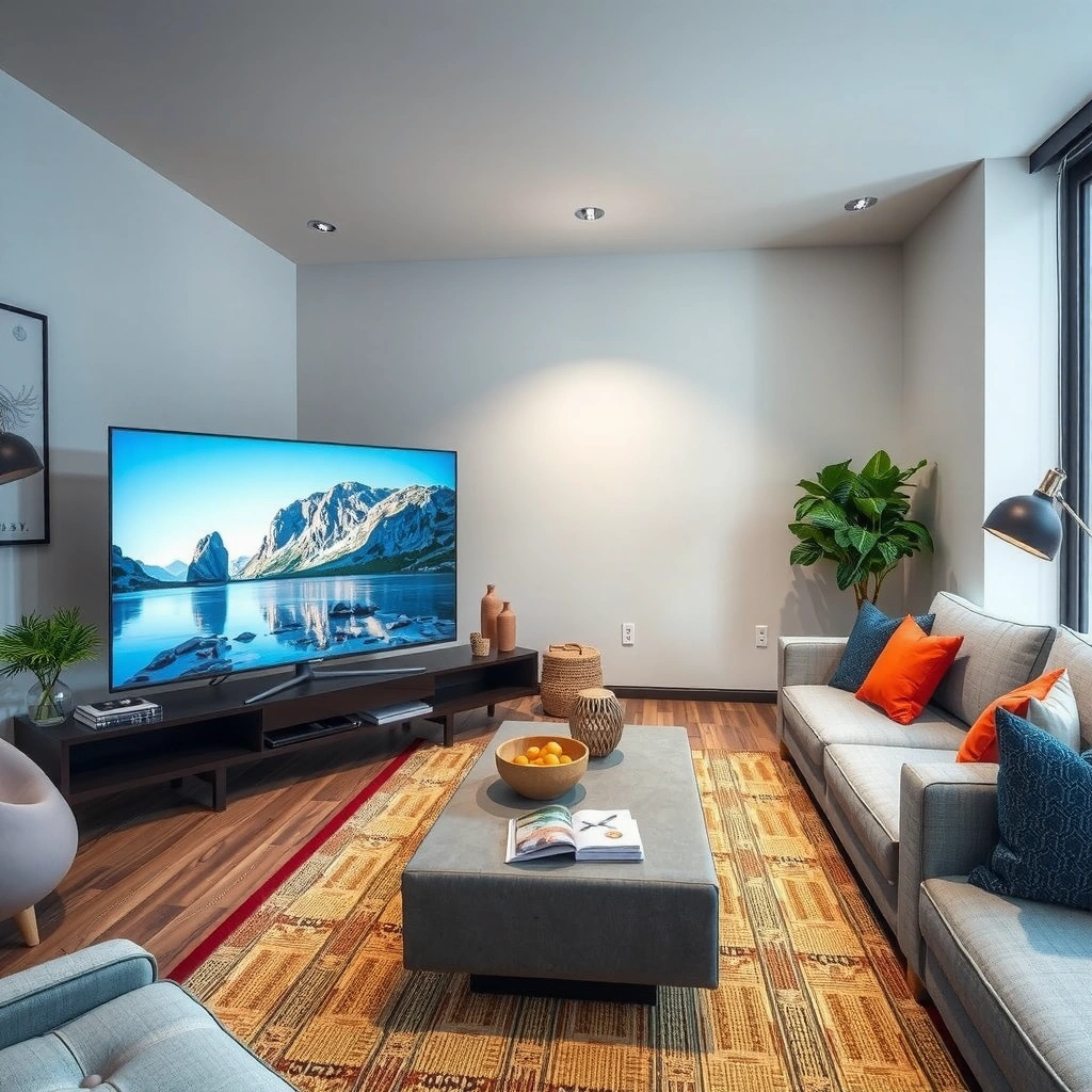 Comparison of picture quality between Smart LED and OLED TVs focusing on contrast, blacks, and color accuracy.