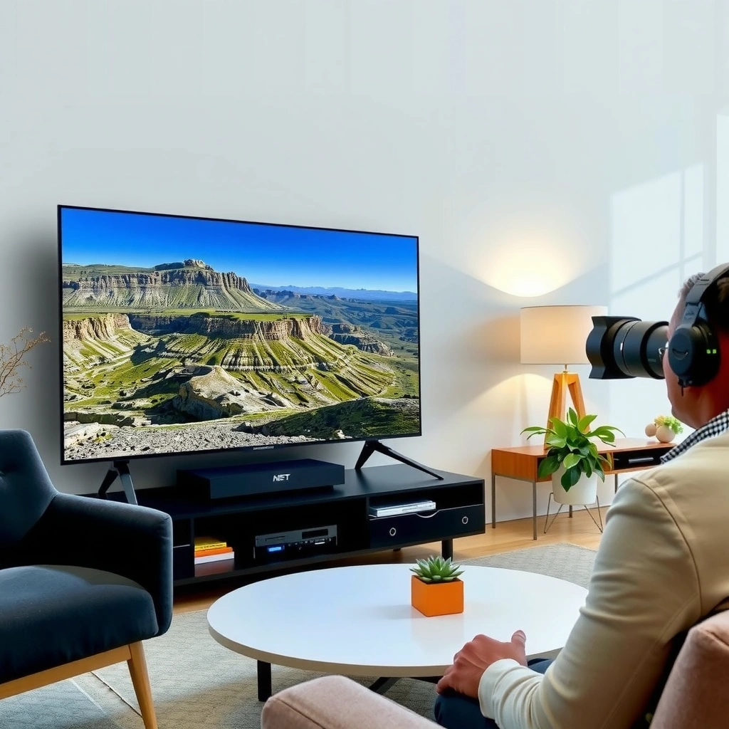 Comparison of picture quality between midrange and premium smart TVs highlighting key advantages.