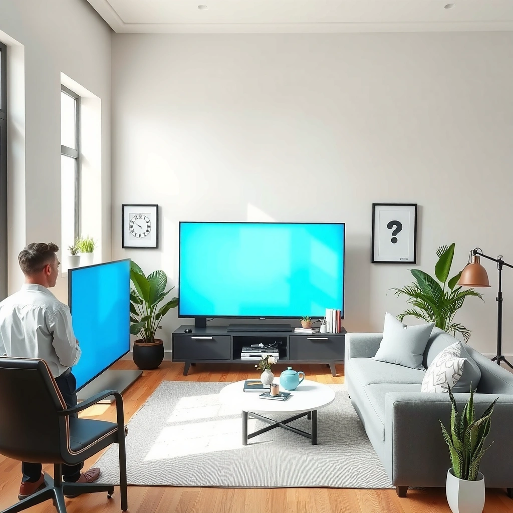 Visual comparison of QLED and Mini-LED TV technologies highlighting their core differences.