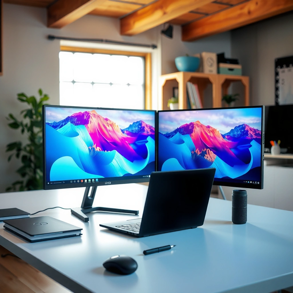 Overview of Quantum Dot technology used in monitors, highlighting its advantages over traditional displays.