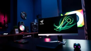 Comparison of Razer and ASUS monitors for gaming and productivity, highlighting features and performance.