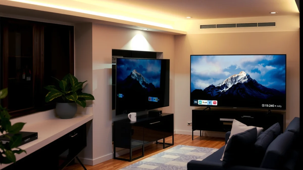 Comparison of refurbished OLED TV and new LED TV for better viewing experience