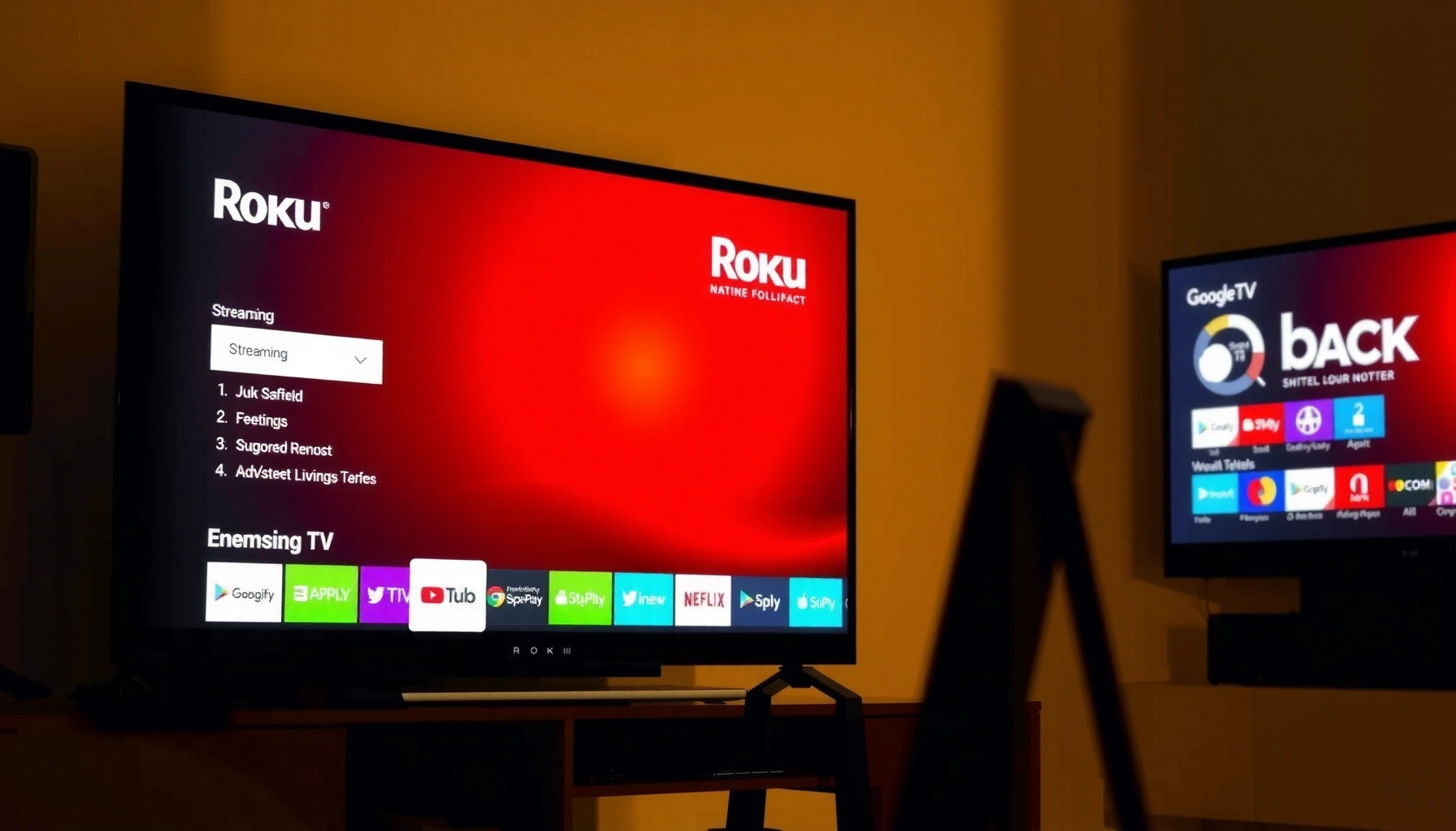 Comparison of Roku OS and Google TV for streaming platforms