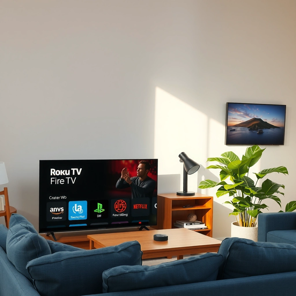 Comparison of main differences between Roku TV and Fire TV streaming platforms.