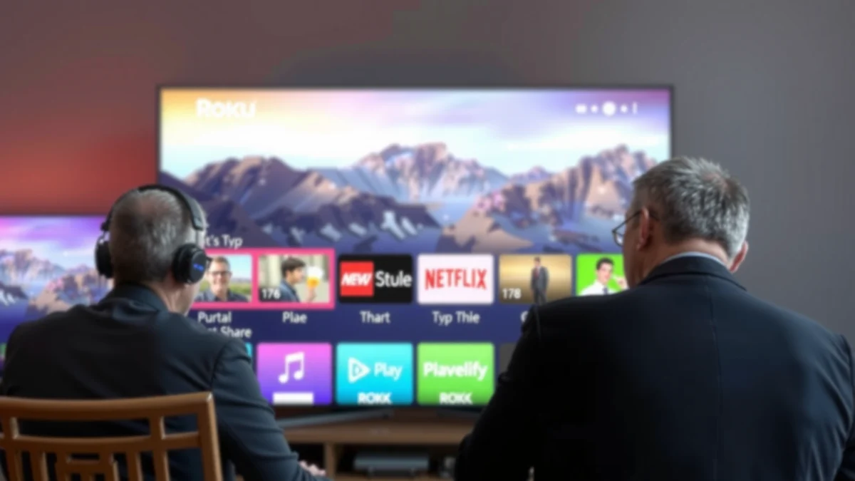 Comparison of Roku TV and Tizen smart TV platforms featuring user interfaces and features.