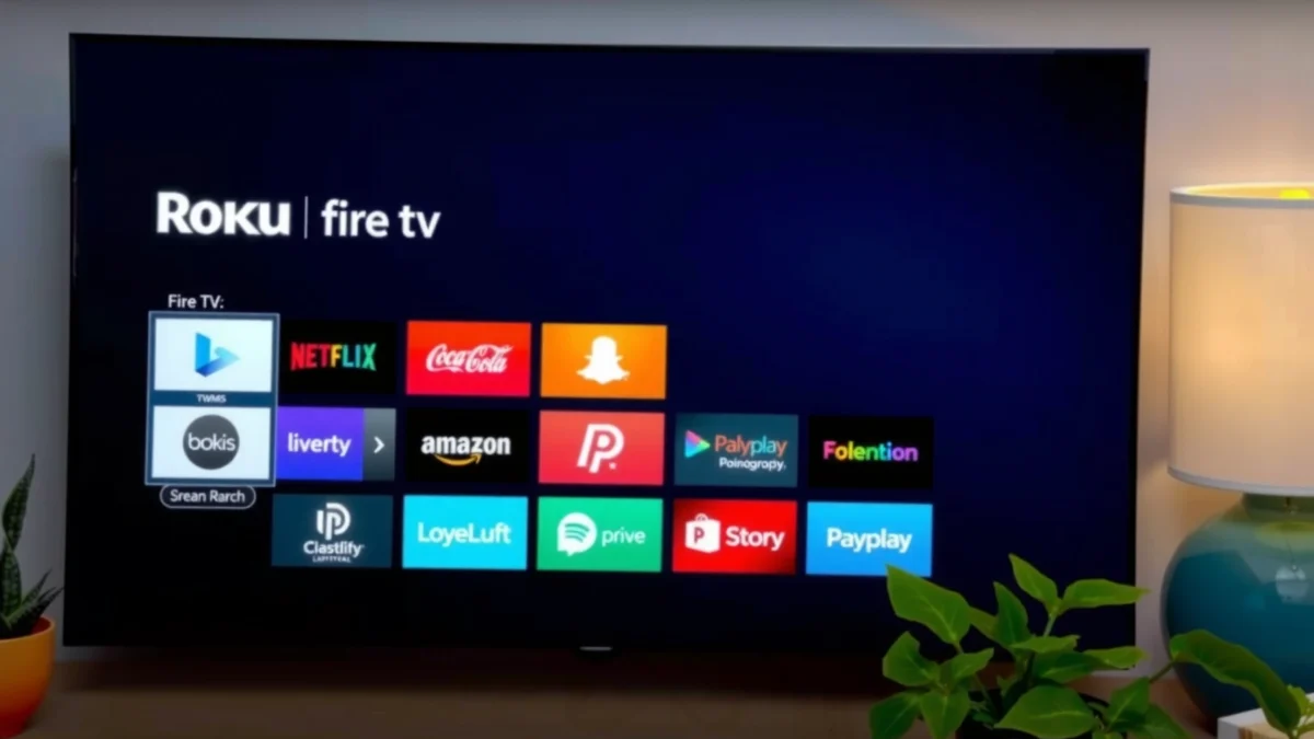 Comparison of Roku and Fire TV streaming devices for entertainment options and features.