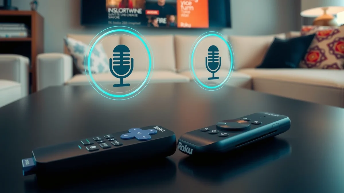Comparison of Roku and Fire TV voice search features for commands