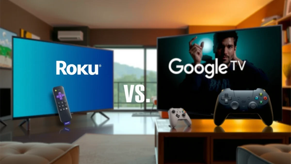Comparison of Roku and Google TV gaming platforms for streaming and gaming enthusiasts