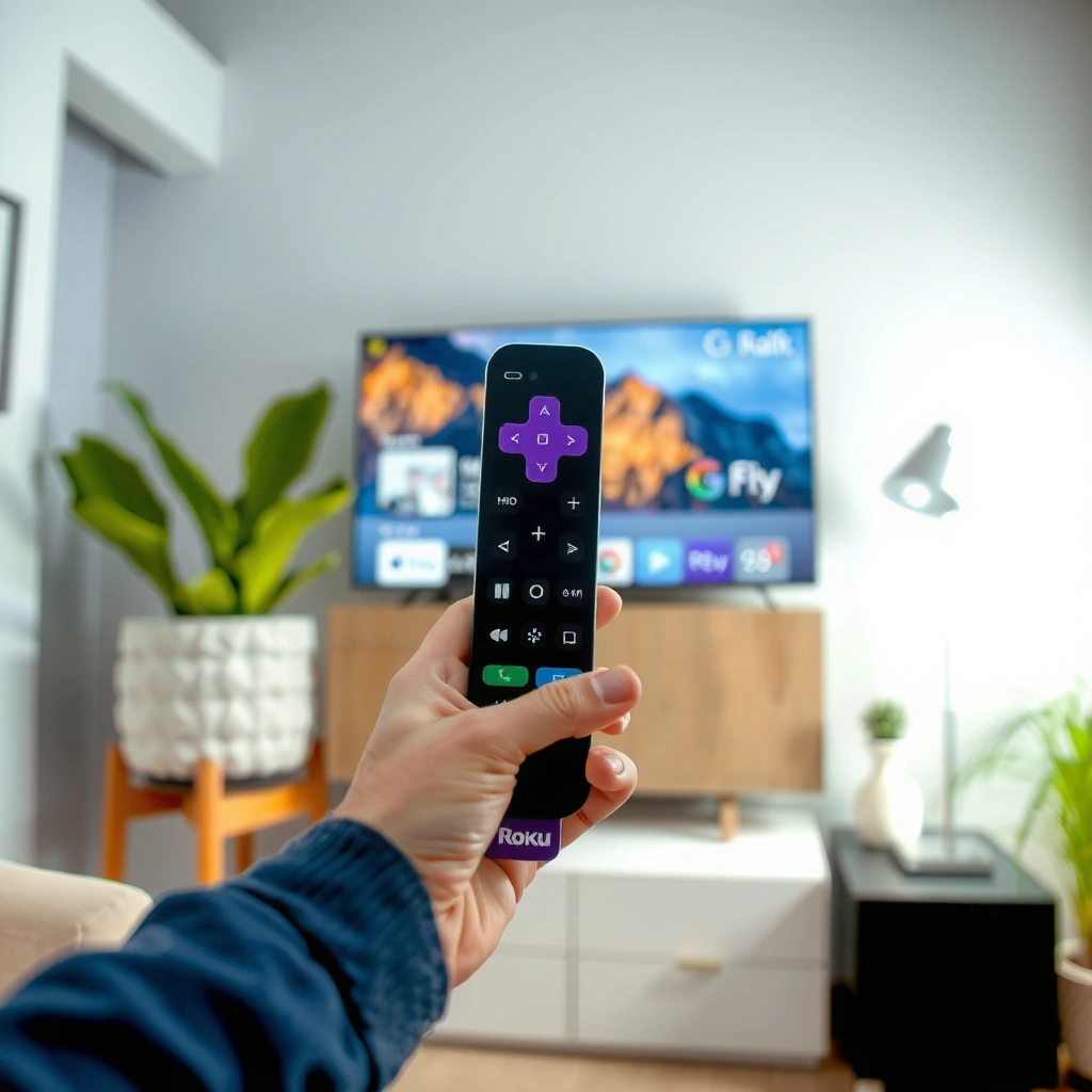 Comparison of Roku and Google TV remote designs and button layouts.