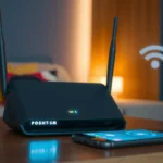 Illustration of a router losing connection, highlighting common causes and fixes for connectivity problems.