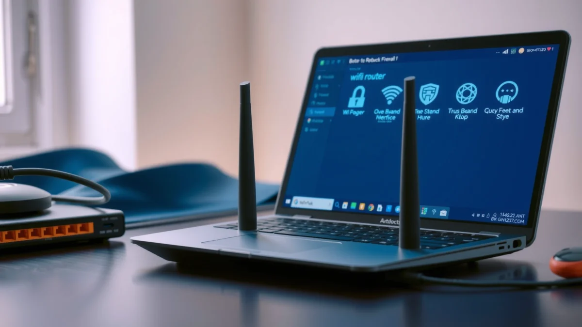 Step-by-step guide for configuring a router firewall to enhance network security.