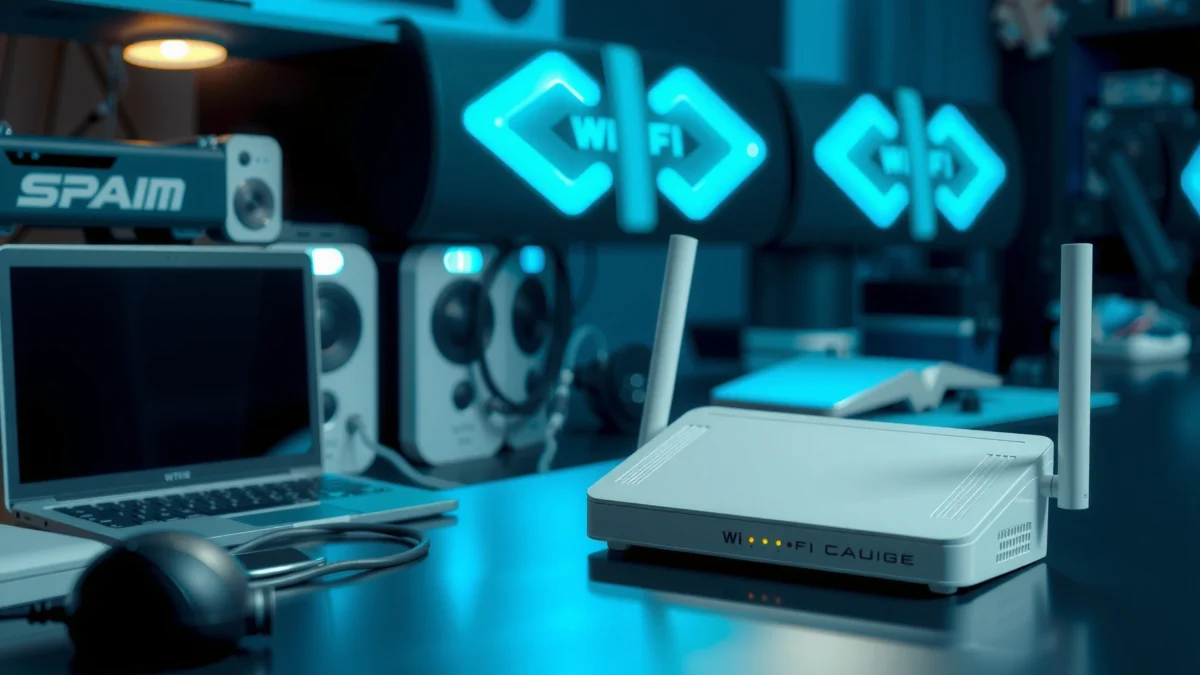 Router flashing white light indicating potential issues and fixes for connectivity problems.