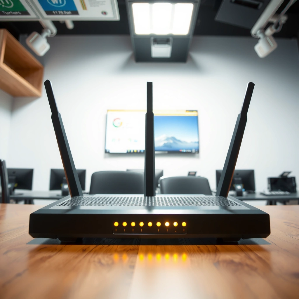 Illustration explaining the definition of a router interface in networking