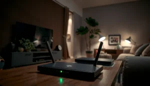 A green router light indicating common causes and fixes for connectivity issues.