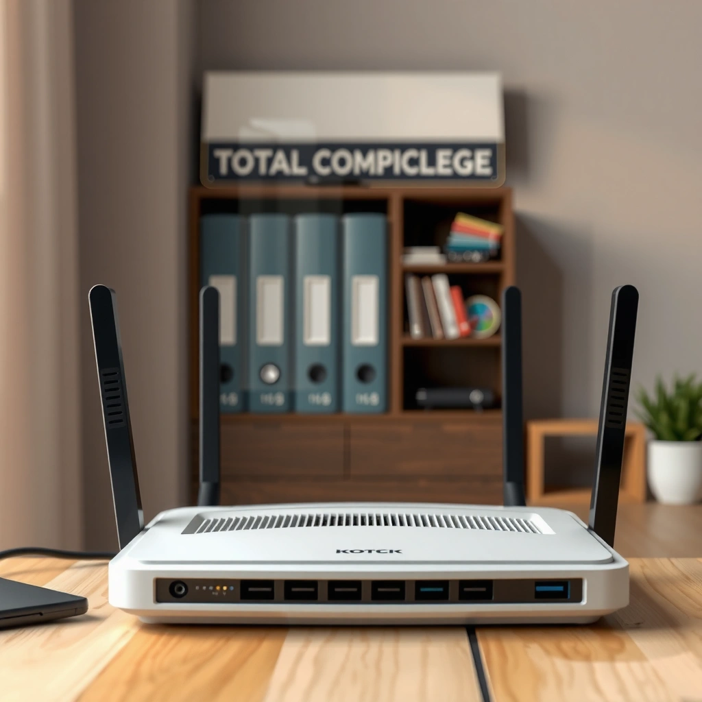 An image illustrating common causes for a red router light in home networking equipment.