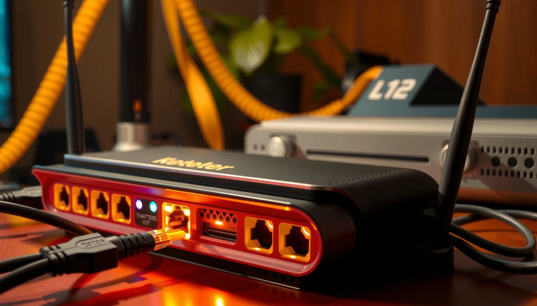 A hot router indicating potential issues, showcasing common causes and fixes for overheating routers.